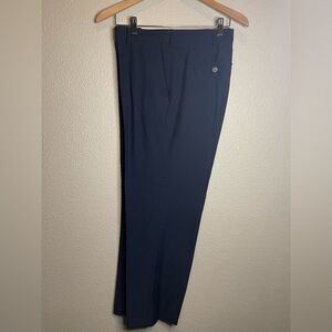 Van Heusen Straight Men Navy Blue w/ Light Stripes Size 36x30